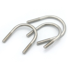 Customized 10mm 12mm u bolt pipe clamp stainless steel m6 m10 m12